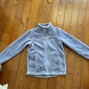 Fleece purple youth girls jacket